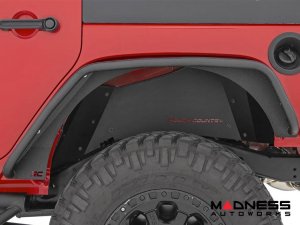 Jeep Wrangler JK Tubular Front + Rear Fender Flare Set - 2007 - 2018